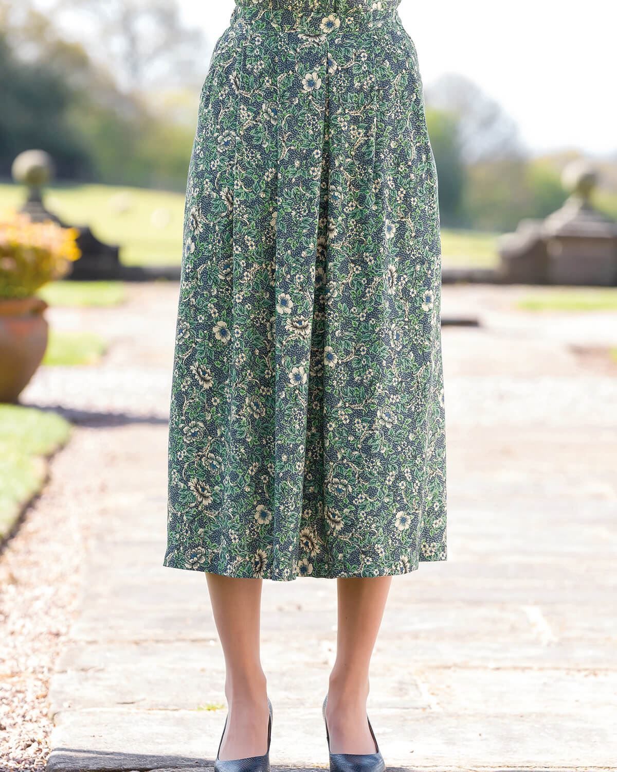Ladies Clarissa Supersoft Viscose Skirt, designed in the UK.